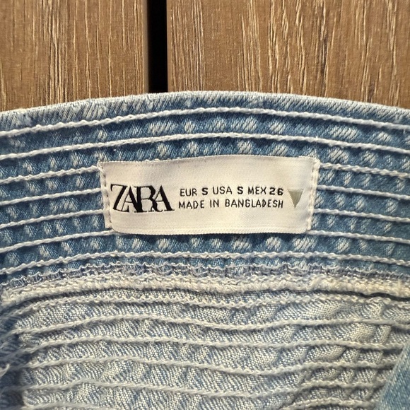 Zara Blue Spaghetti Strap Sheath Mini Dress - Picture 5 of 5